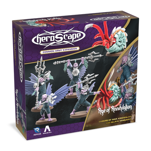 Heroscape: Krakenling & Gelryie Vanguards Army Expansion 3D