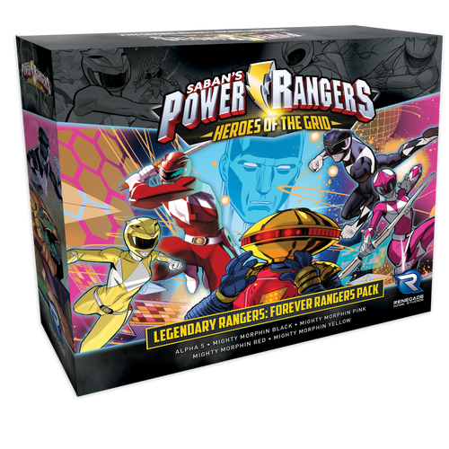 Power Rangers: Heroes of the Grid Legendary Rangers: Forever Rangers Pack Box