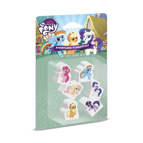 My Little Pony: Adventures in Equestria Deck-Building Game - Meeple Pack #1 3D Box