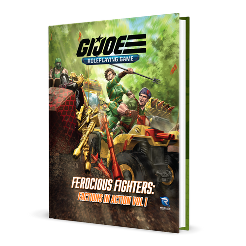 G.I. JOE Roleplaying Game Ferocious Fighters: Factions in Action Vol. 1 Sourcebook 3D