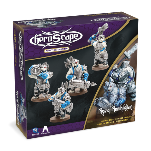 Heroscape: Rising Tide – Knight Primus Adelbern & Ordo Borealis Army Expansion 3D