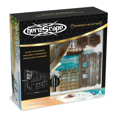 Heroscape: Shores of Valhalla Terrain Expansion 3D
