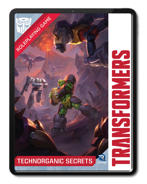 PDF Transformers Roleplaying Game: Technorganic Secrets Sourcebook
