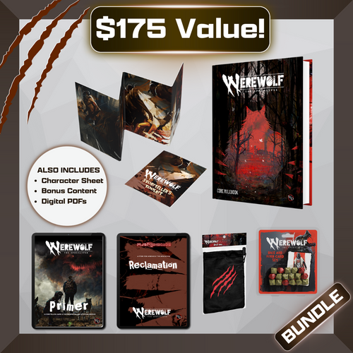 Werewolf: The Apocalypose 5th Edition Roleplaying Game Starter Bundle